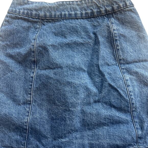 BDG Denim Jean Skirt Mini Size Small Buttons Up - Picture 5 of 12